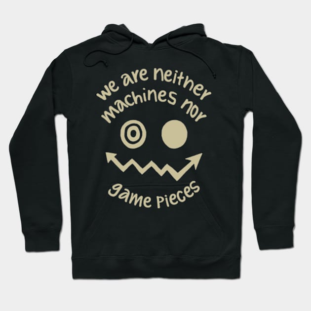 We Are Neither Hoodie by Plan8